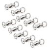 10PCS Bird Foot Rings Stainless Steel Parrots Leg Training Activity Rings for Pet Training