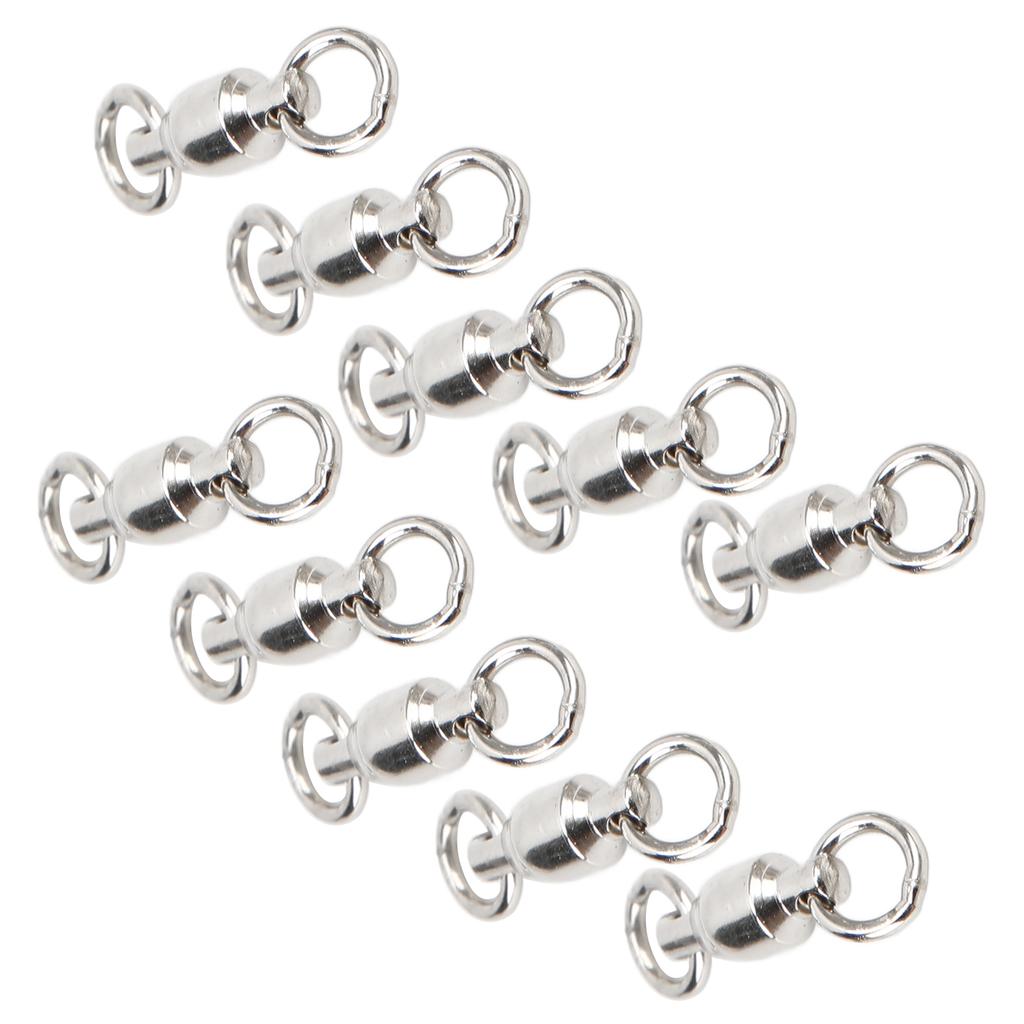 10PCS Bird Foot Rings Stainless Steel Parrots Leg Training Activity Rings for Pet Training