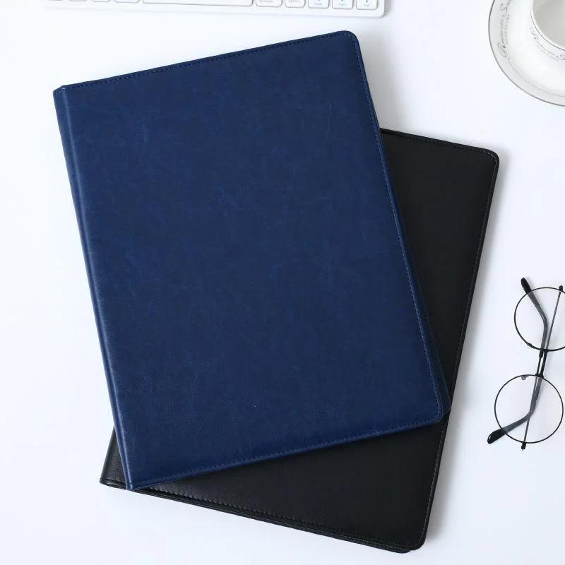 1Pc  A4 PU Leather Business Organizer Case Vintage Binder  Manager Document Pads Office File Folder