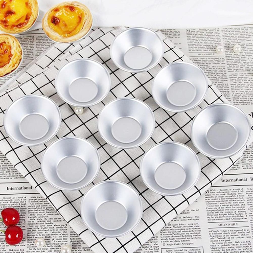 

Aluminum Alloy Reusable Portuguese Egg Tart Molds Non-stick Versatile For Tarts, Puddings, Mini Pies. Baking Enthusiast China Mainland