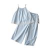 Girls Summer Ruffle Camisole And Wide Leg Pants 2 Piece Set Cute Baby Girl Casual Outfit