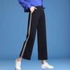 Women's Loose High-Waisted Wide-Leg Casual Pants - Spring To Winter, Plus Size Slimming, Straight-Leg Sportswear