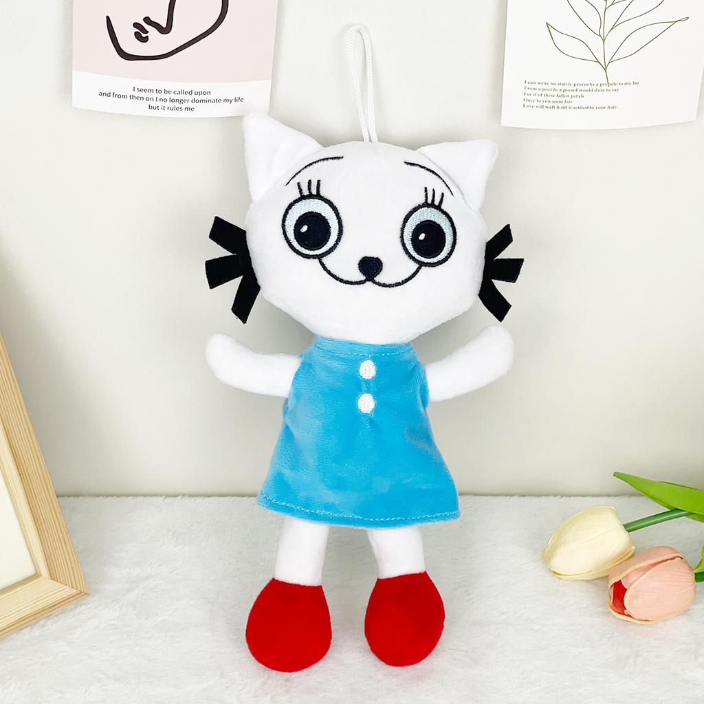 Non-Toxic Four Styles Cat Doll Plush Toy Little Children'S Soft Hot Game Cartoon Stuffed Animal Dolls Kids Birthday Christmas Gift