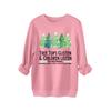 Tree Tops Glisten Kids Thick Sweatshirt Comfortable Fashion Printed Pullover