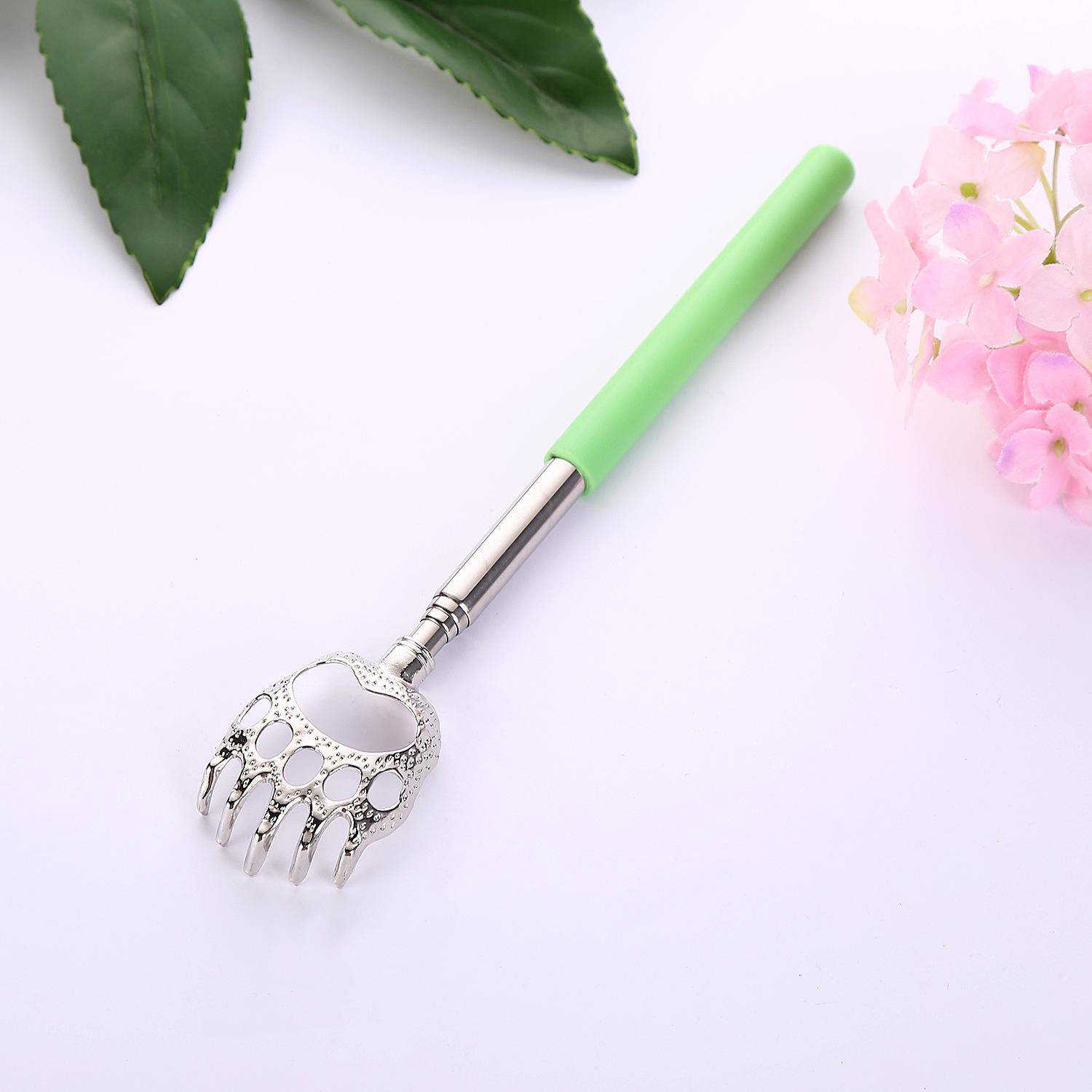 Retractable Stainless Steel Bear Claw Back Scratcher Massager