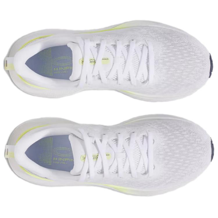 Under Armour Infinite Pro Breeze Comfortable Versatile Low-Top Running Shoes Women sneaker White 3027197-101