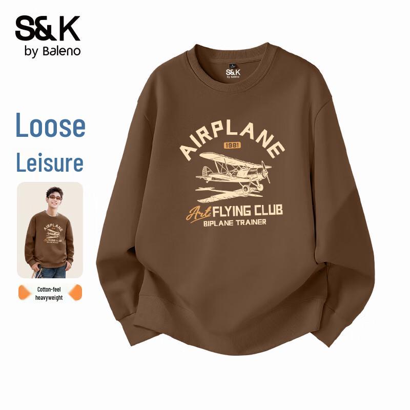 

Baleno S&K Series Men s JPB Trainer Print Round Neck Pullover Sweatshirt 3XL