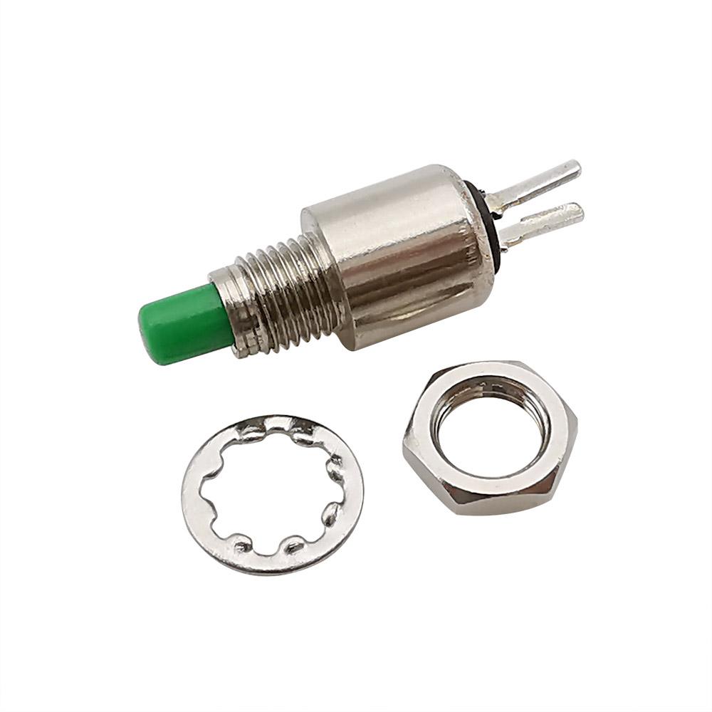 2/5/10Pcs DS 402 Self-reset/Momentary Micro Push Button Switch 5mm Metal Mini 2PIN Switch Red Green Black Pushbutton Switches 3