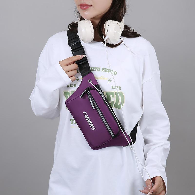 Unisex Fashion Waist Bag - Large Phone Fanny Pack for Men & Women (Water-Resistant Banana Hip Bag for Travel/Outdoor)