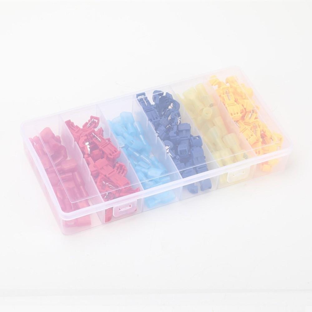 120pcs Efficient Wiring T-Tap Connector Peel-Free Quick Crimp Terminal  Electrical Wiring