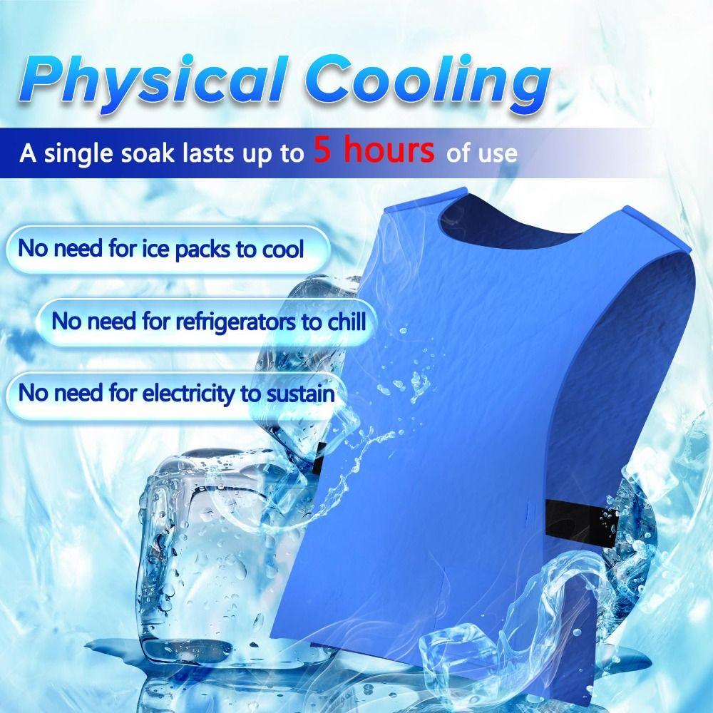 Evaporative Cooling Ice Vests No Energy Needed Cooler Vest Eco-Friendly Cooling Vest Outdoor