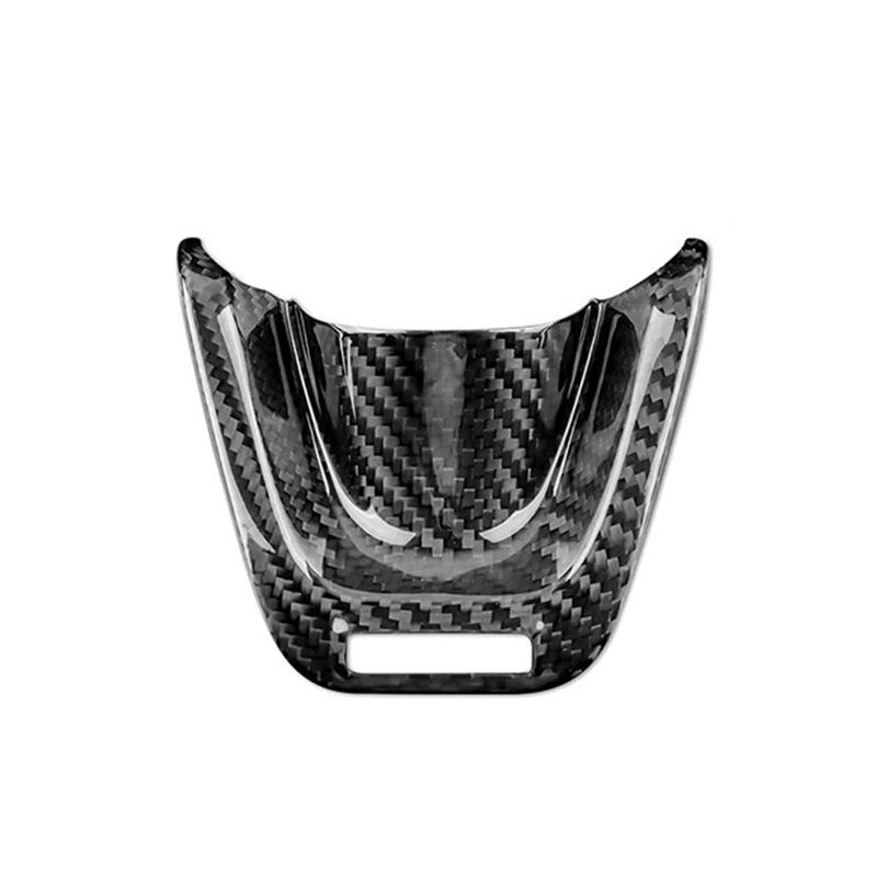 A87Q-Real Hard Carbon Fiber Cover for Kia Stinger 2018- Car Steering Wheel Panel Trim Accessories