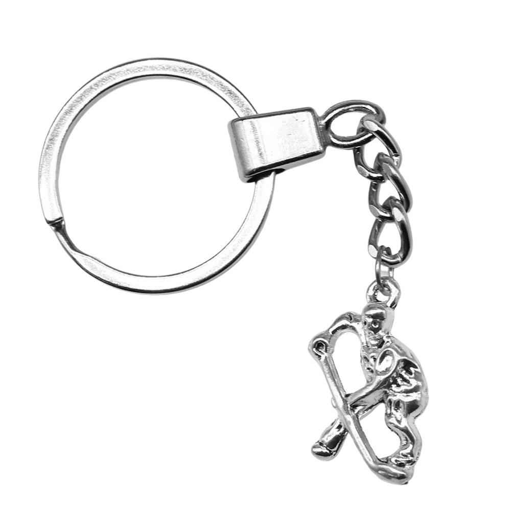 Sports Charm Keychain Music Pendant Party Gifts Key Holder 30mm Ring