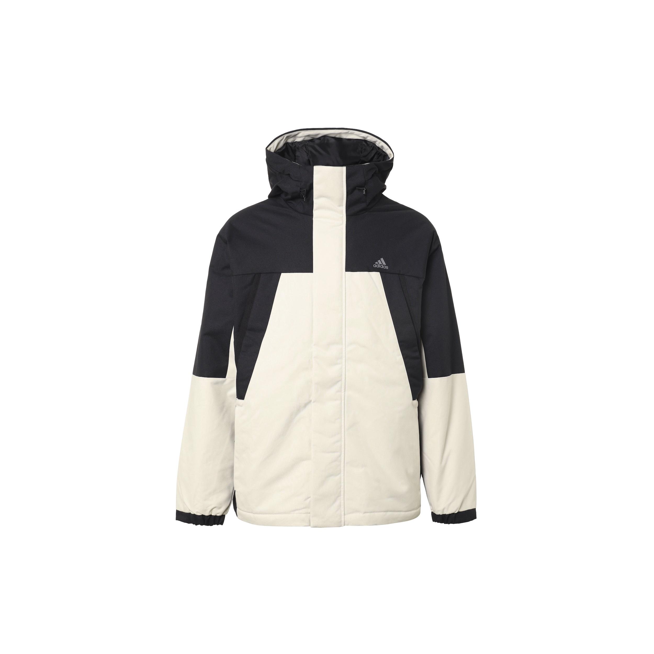 adidas SHRT Down Parka Jackets White Black Men s IL8920 L