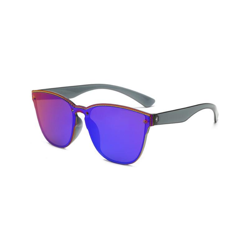 Rice Nail Square Frame Glasses Candy Color Sunscreen Uv Protection Sunglasses Personalized Retro Sunglasses