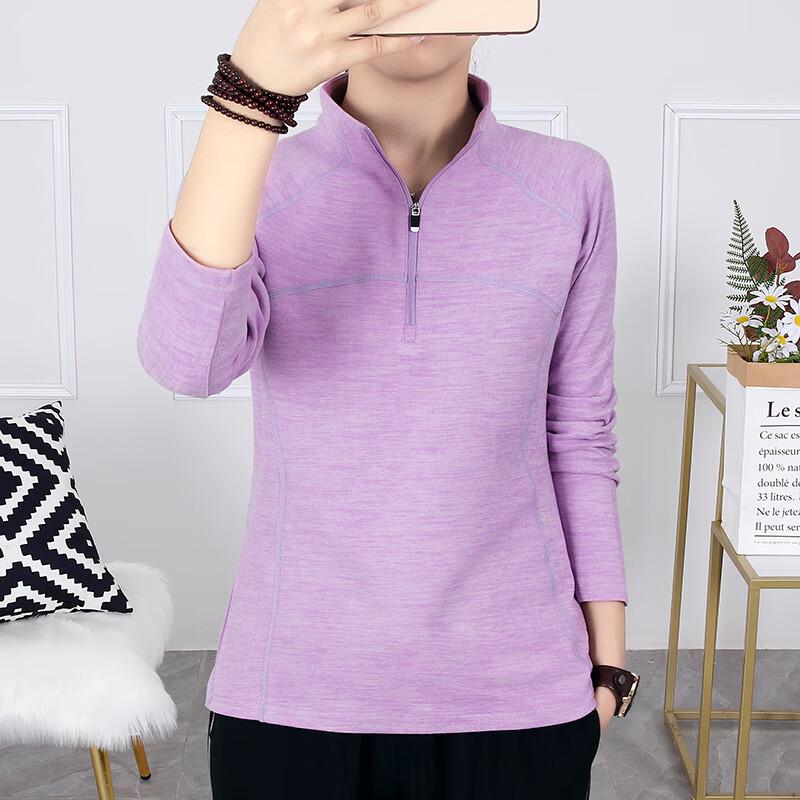 JOHLIN DREAM Women s Stand-Collar Fleece Pullover JATZ21006 4XL