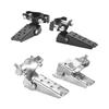 Steel Construction Retro Folding Footrest Clamp On Foot Pedals For Motorcycle Bicycles Easy Installation