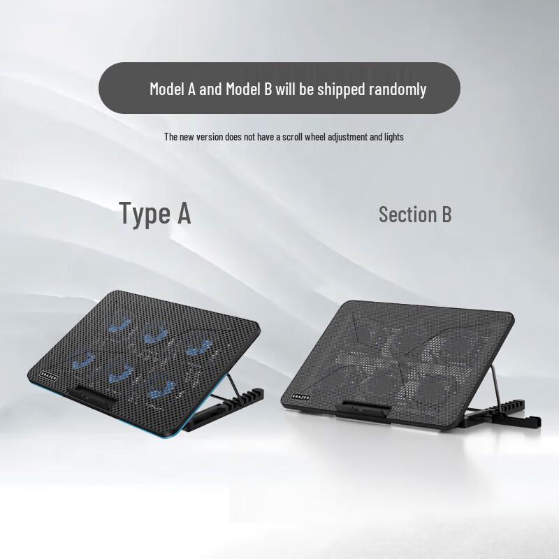 Adjustable Speed Laptop Cooling Stand for Gaming & Thin Laptops