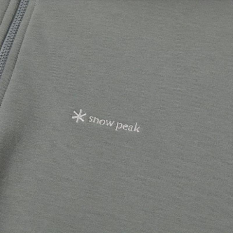 Snow Peak Women S Land Half Zip Semi Crop SweatShirt S24Swfzt51