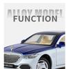 Key Control 1/24 Maybachs S680 Alloy Luxy Car Model Diecasts Metal Vehicles Car Model Simulation Sound Light Childrens Toys Gift