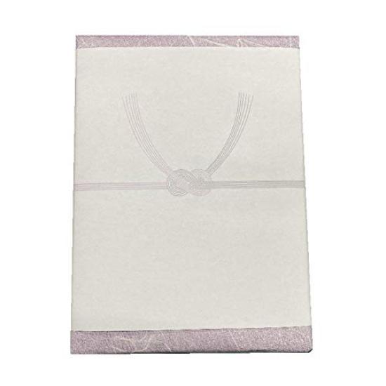 Hand-painted No. 2 Candles (Set of 5) - Buddhist Wrapping, Plain Noshi (Noshi) - Koshien No Hana (Spring)