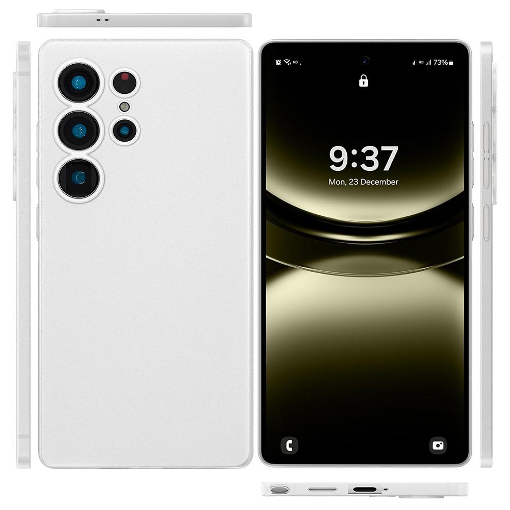 0.3mm Ultra Thin Matte Case For Samsung Galaxy S25 S24 Ultra Plus S25+ Transparent Frosted PP Hard Cover Flexible Phone Cover