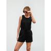 One-piece Shorts Summer Womens Casual Short Sleeve Shorts Sport Solid Jumpsuit With Pockets
