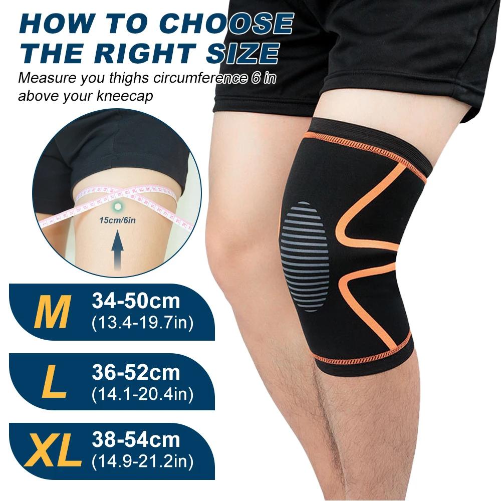 1 Pcs Knee Braces For Women & Men, Knee Compression Sleeves,Knee Support For Knee Pain Meniscus Tear,Acl & Arthritis Pain Relief