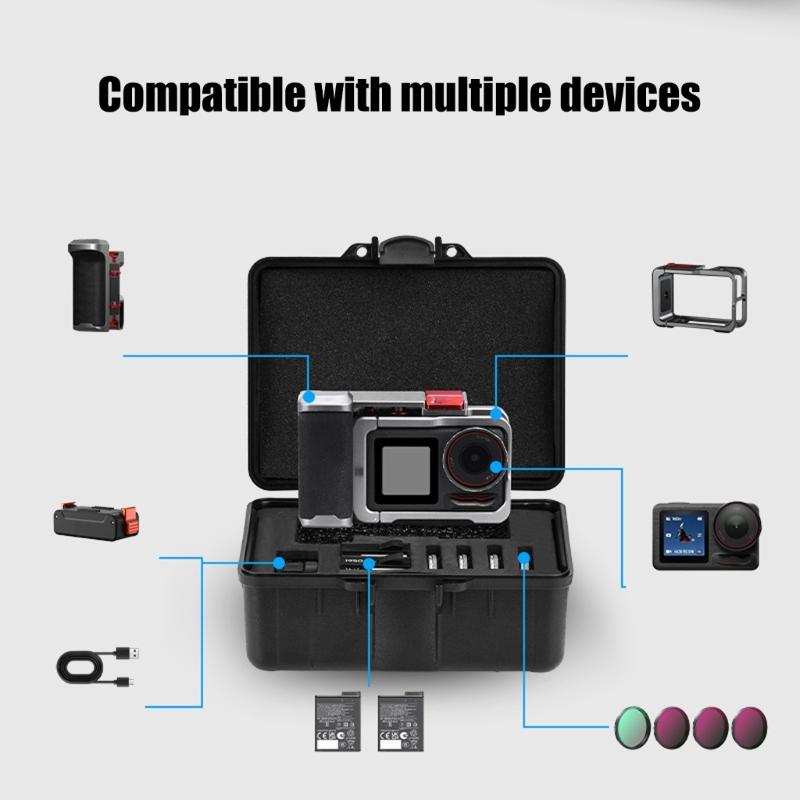 Secure Protective Storage Box For Action Cameras Featuring Dustproof Seal And Lightweight Construction