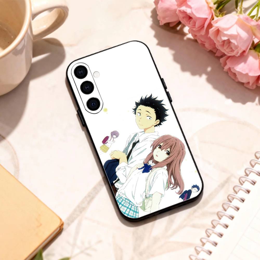 

Friendship A Silent V-Voice phone Case For Samsung Galaxy A73,A72,A71,A70,A53,A52,A51,Others Soft Black Shell Samsung a20s