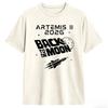 Artemis 2 Mission Logo T Shirt Summer Tshirt For Couple Design Tee Shirt Shortsleeved Vintage 2026 New Unisex Unisex Tees