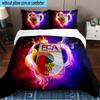 Augs-burg Football Crest 3PCS Bedding set,Ideal for1pc Duvet Cover And 2pcs Pillowcases Perfect for Christmas gift,Ideal for Bedroom, Dormitory