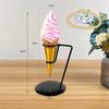 Simulation Ice Cream Model Decoration Fake Ice Cream Cone Food Mould Plastic Ornaments Window Sample Display Party Shooting Prop