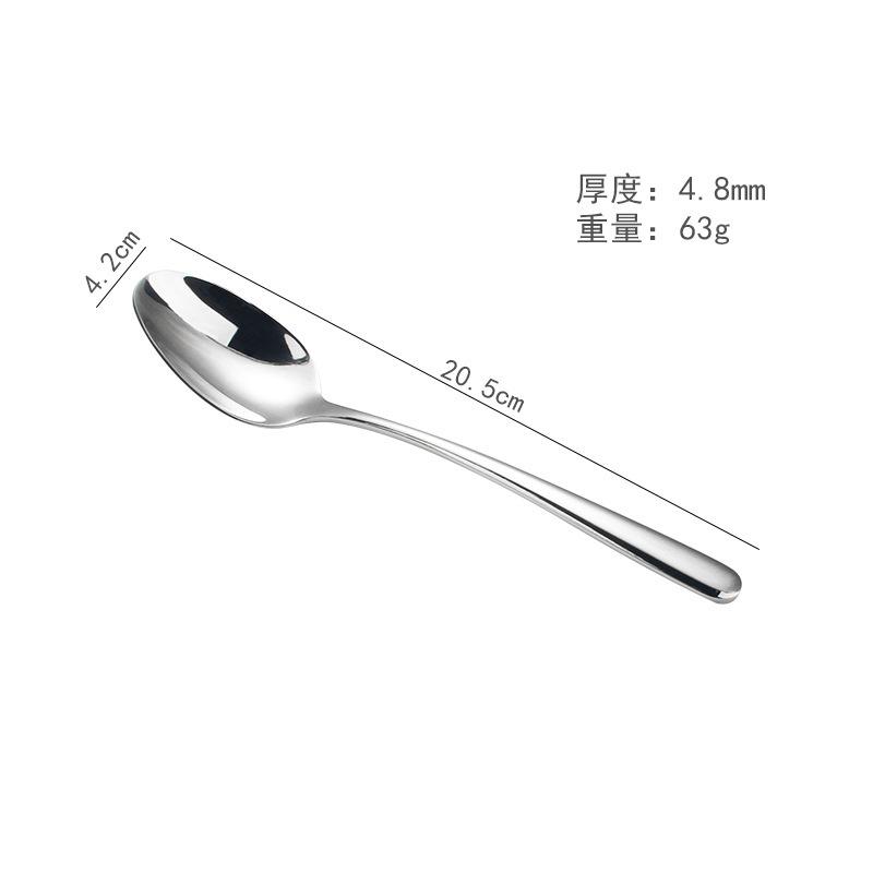 304 stainless steel knife, fork, spoon, western tableware, heavy and elegant series steak knife, thickened cloth wheel light
