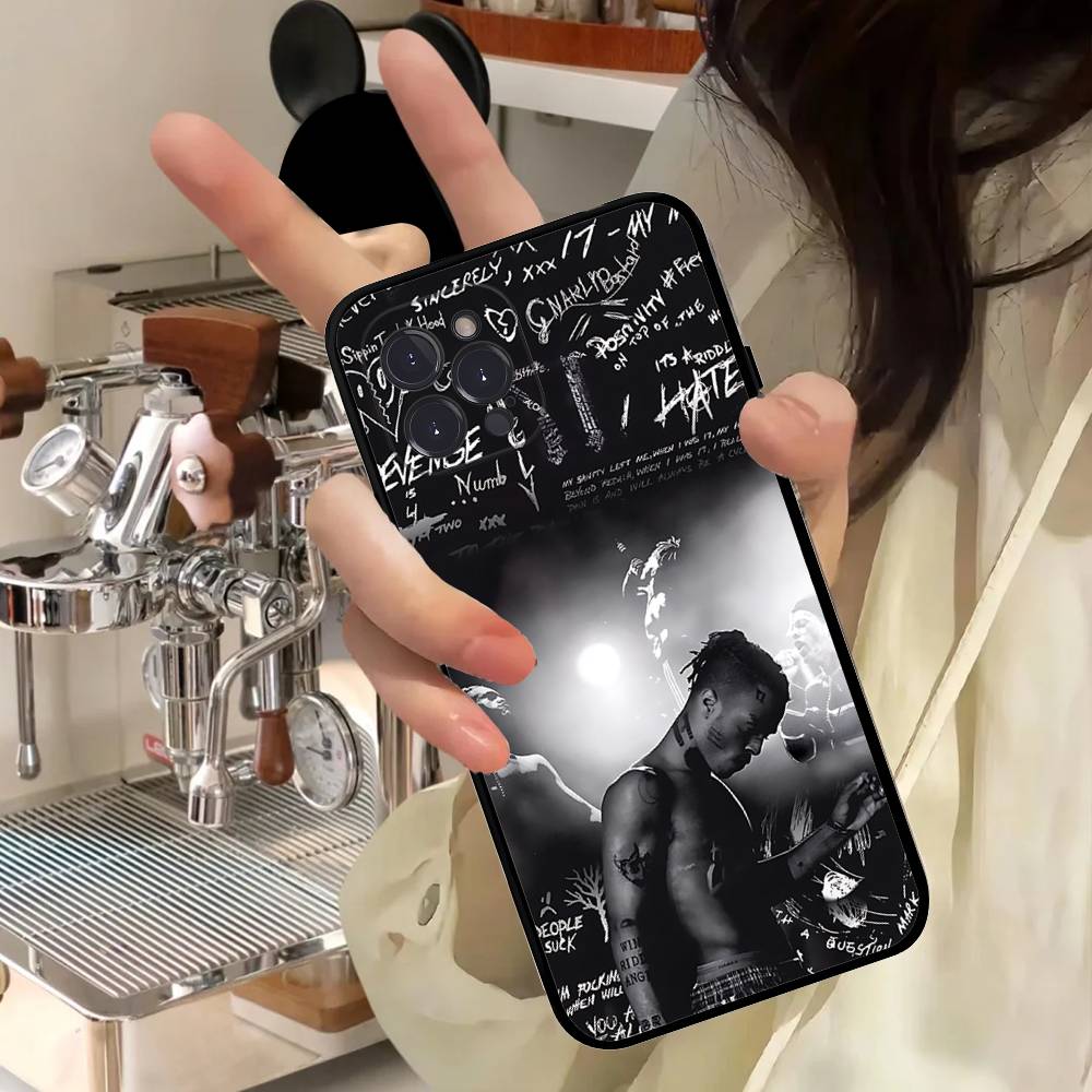 Rapper X-XXXTentacionS Phone Case For Iphone 17 Air 16 15 14 13 12 11 Pro Max 16 15 14 Plus TPU Soft Case