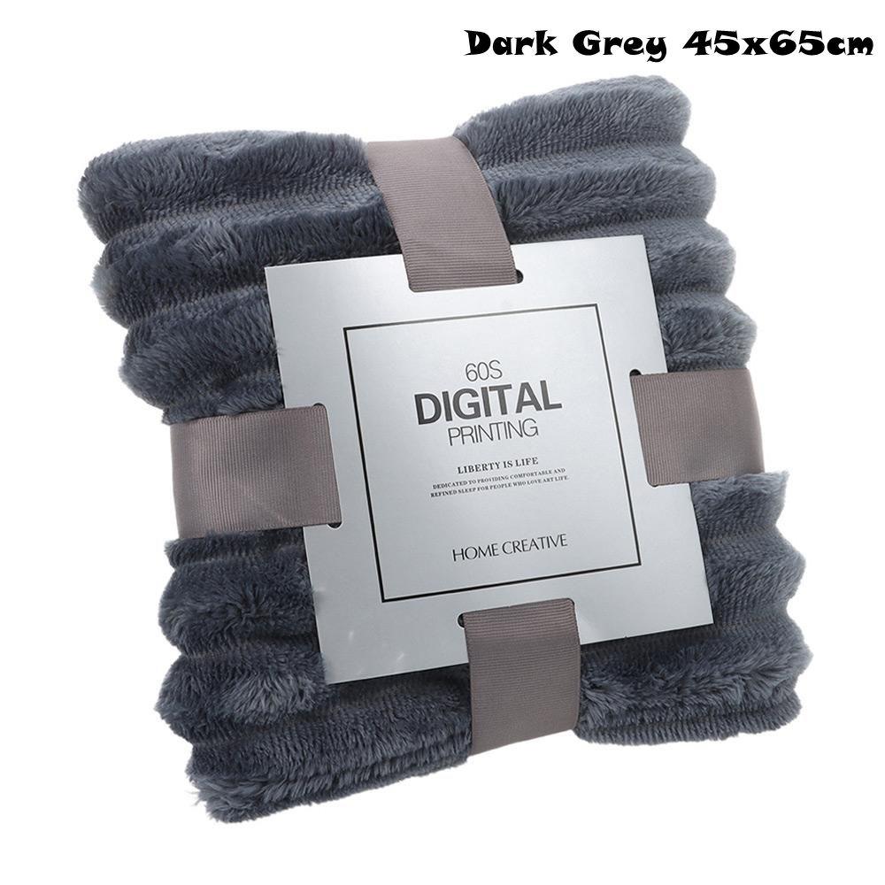 

New Double Sided Warm Blanket Skin-Friendly Warm Conditioning Quilt Ultra Soft Solid Color Throw Blanket