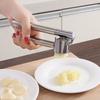Stainless Steel Garlic Press Squeezer Masher Juicer Kitchen Tool