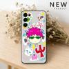 S-Saiki Anime Kusuo Phone Case For Samsung S26,25,24,23,22,30,21,10,9,Ultra,Plus,Lite Black Soft Case