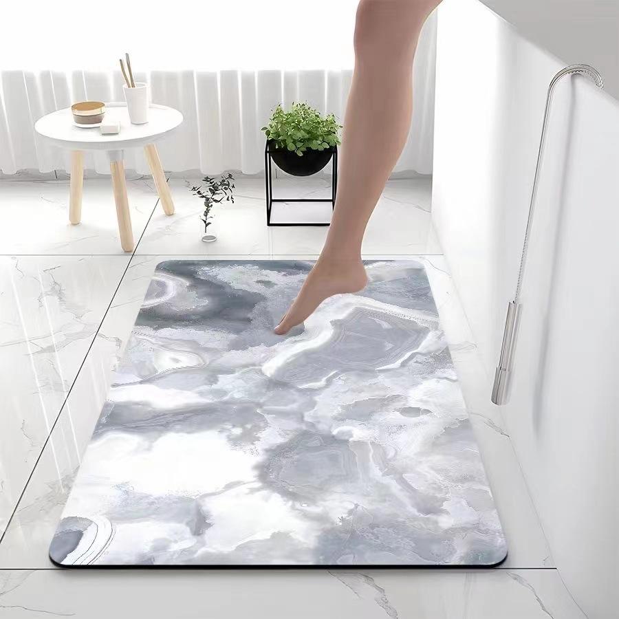 Bathroom Absorbent Floor Mat Toilet Door Mat Household Door Mat