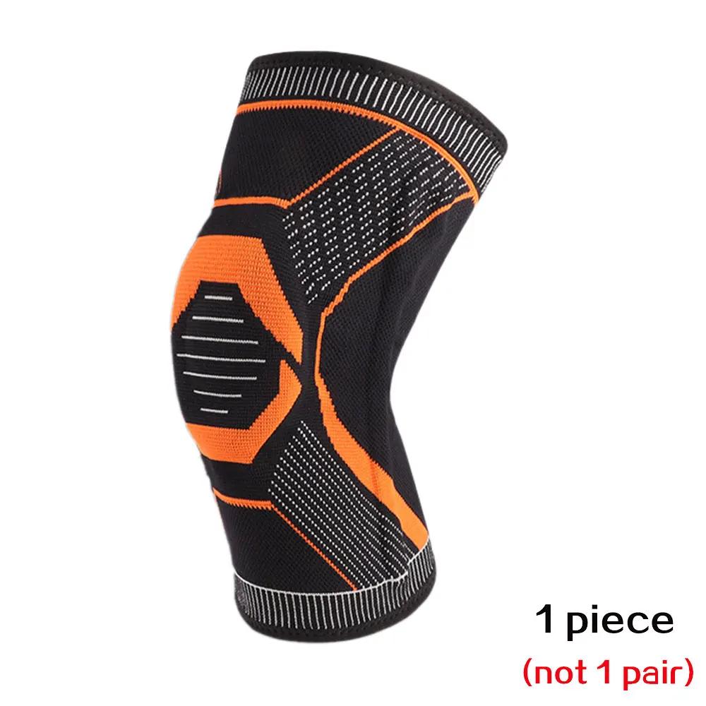 

1 Pcs Sport Knee Brace With Support And Pad For Pain Relief, Compression Knee Sleeve Support For Running, Basketball, Volleyball XL
