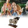 Realistisches Bullen-Design Spirituosenspender 2 Liter Fassungsvermögen Dekorative Bar-Accessoire Mit Reinem Ausgießmechanismus Dekorationen