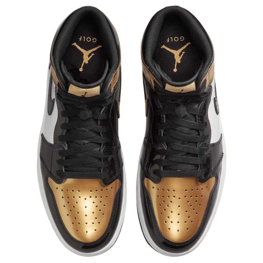 New Air JORDAN 1 High Golf 'Gold Toe' DQ0660-002