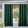 1/2/3/4 Outdoor Curtains for Patio Waterproof, Light Filtering Privacy Outside Curtains for Living Room, Gazebo, Porch, Pool