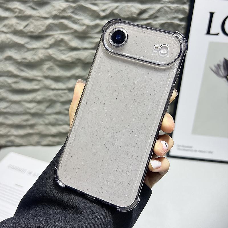 Shockproof Clear Glitter Phone Case for Iphone 17 Pro Max Air 16E 16 E 15 Plus 14 Pro 13 12 11 17Pro Women Girls Phone Cover Accessories
