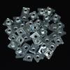 20Pcs Metal U-type Clip Car Screw Base Auto Modification Fastener Fender Trim Panel Bumper Protection Clip Car Accessories