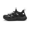 Li Ning Cushioning Slip Resistant Abrasion Resistant Support Lightweight Low Top Casual Running Shoes Women's Black ARSW122-2