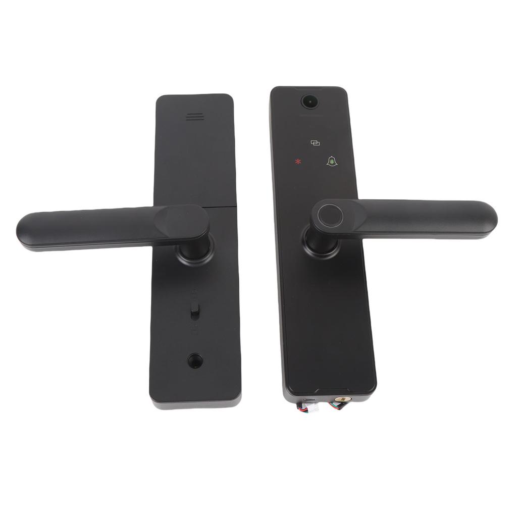 Smart Door Lock with HD Camera 6 In 1 Password IC Card Key APP Unlock Keypad Fingerprint Door Lock