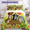 KRTECEK 3pcs Bedding Set Duvet Cover Closure Includes 1 Duvet Cover & 2 Pillowcases for All Seasons Bedroom Home Dorm Decor