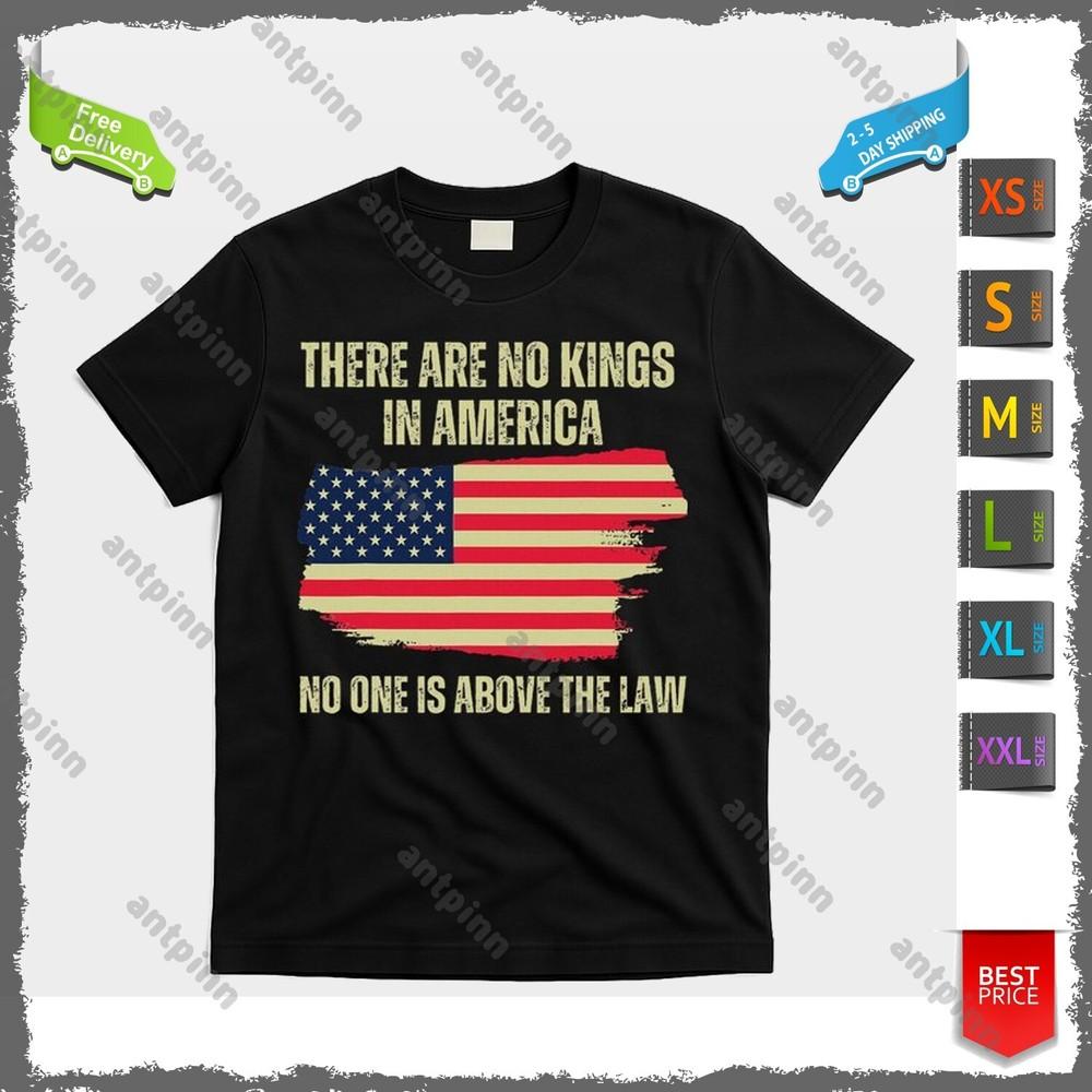 No Kings In America Trump 2024 Flag Design T-Shirt Unisex Unisex T-Shirt M