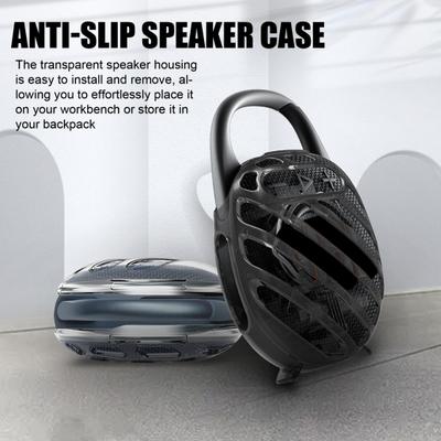 Coque de protection transparente en TPU pour haut-parleur JBL CLIP 5, résistante aux chocs et aux chutes